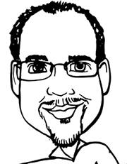 Sketch of my face.
